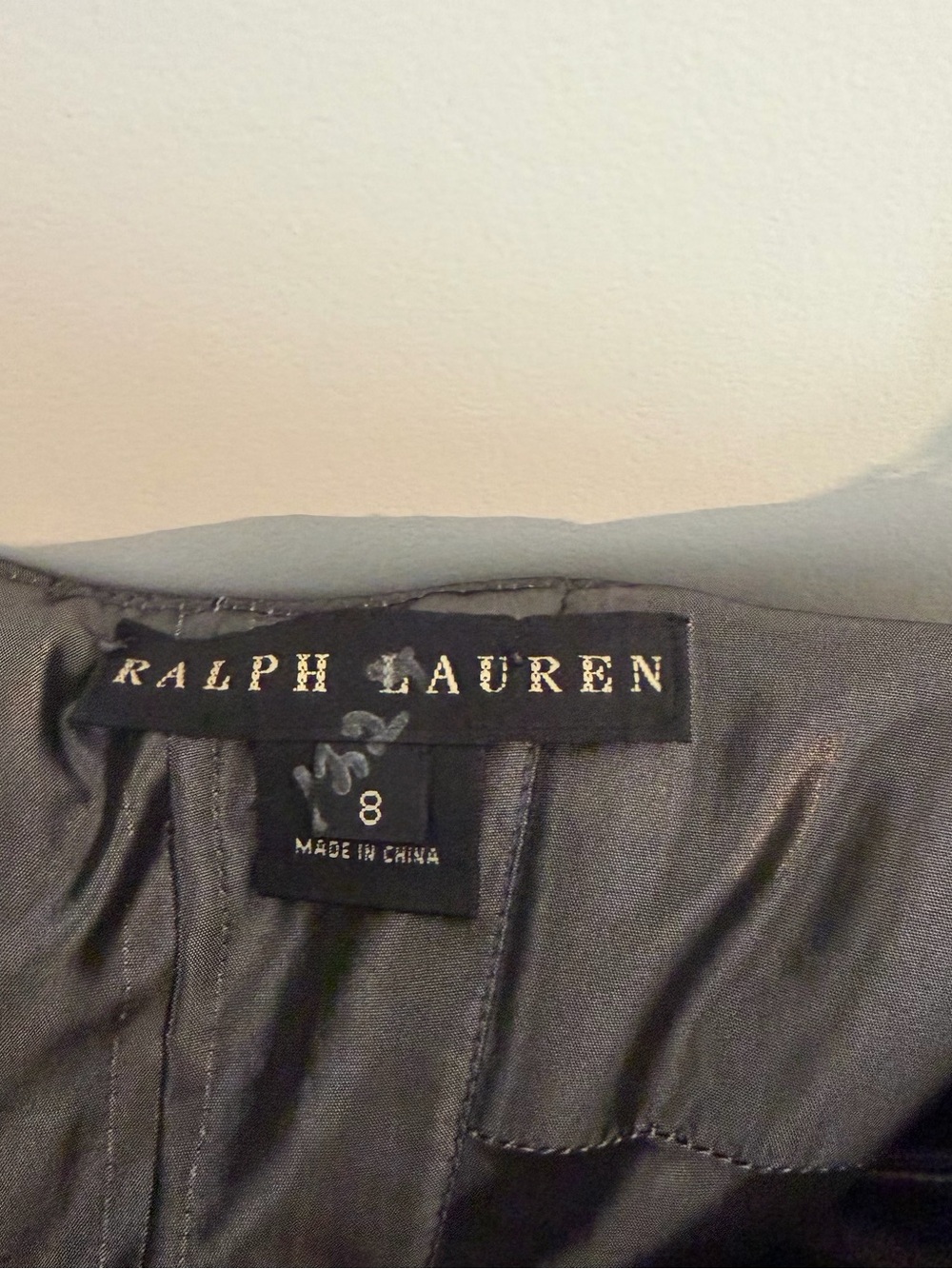 Ralph Lauren Dress- Strapless grey - Picture 3 of 5